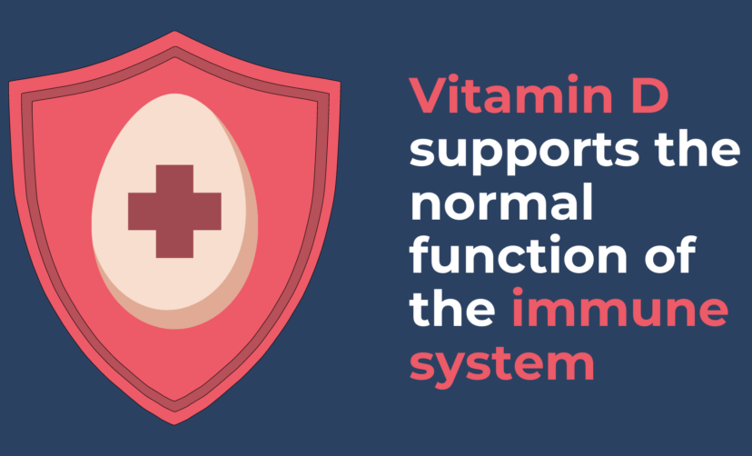 Vitamin D supports the normal function of the immune system